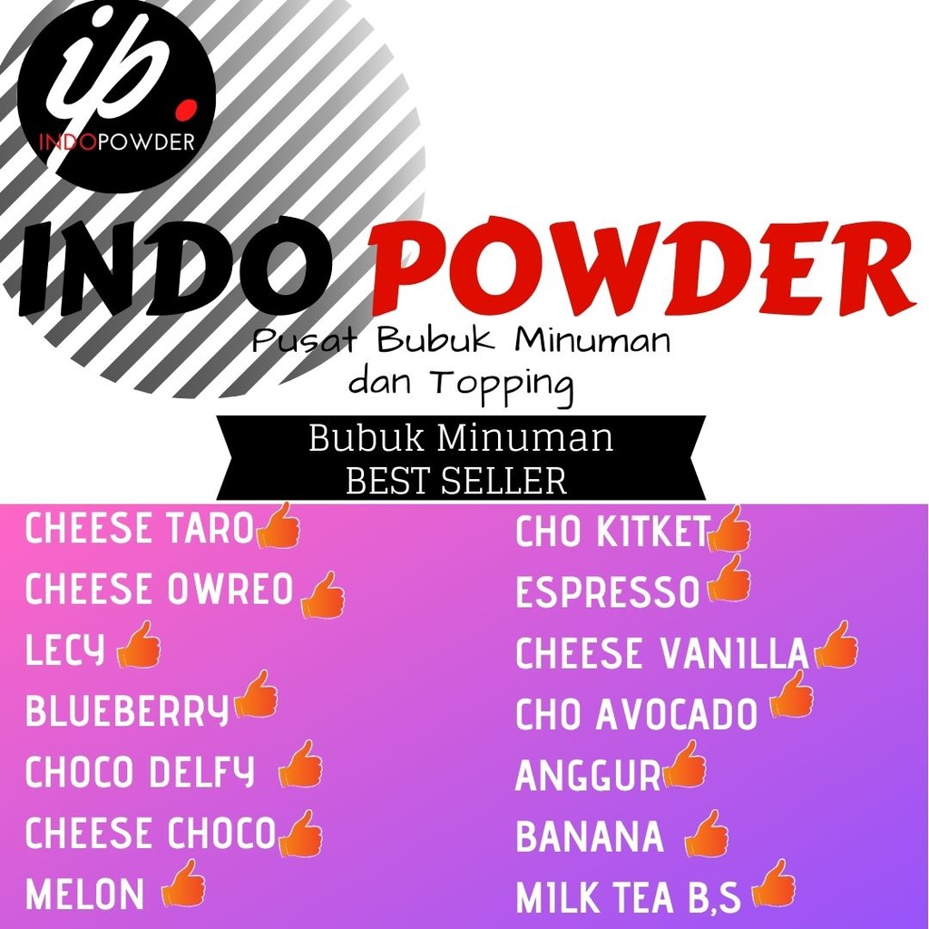 Bubuk minuman aneka rasa 1kg/ bubuk minuman 1kg/ serbuk minuman