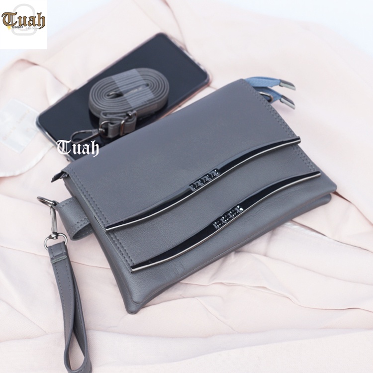 TUAH SLIMBAGS ( Terbaru 2022 ) / SLingbag Minixo Clutch 2 Ruang Doble BeheL Lengkung NekeL High quality MX 24-39 / Dompet Hp &amp; Uang Wanita / Handbag Wanita / Tas wanita Terbaru kekinian