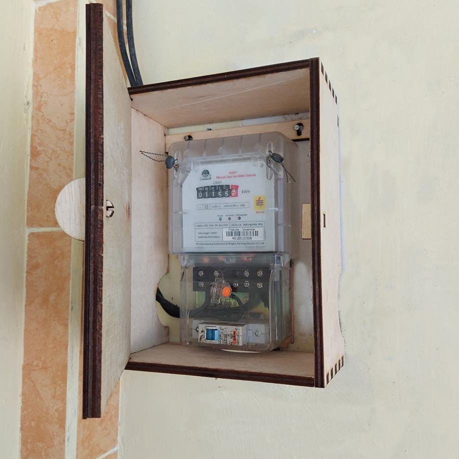 [KODE KQIIA] Tutup Meteran Listrik PLN / Box Panel Listrik Rumah