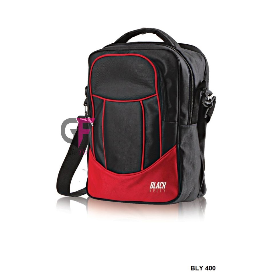 GIOFLO Backpack Ransel Tas Punggung Terbaru Hitam / BLY 400