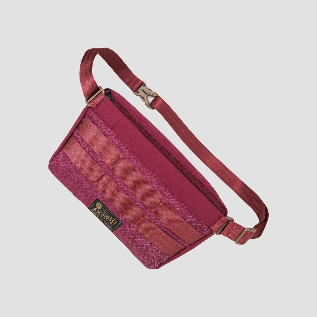 Tas Selempang Waist Bag Nimble Maroon Ammossi