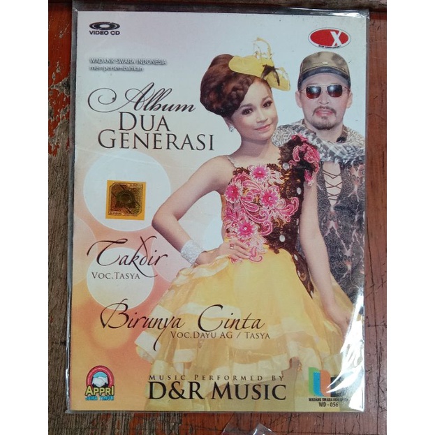 Kaset Vcd Original lagu Album Dayu ag& Tasya