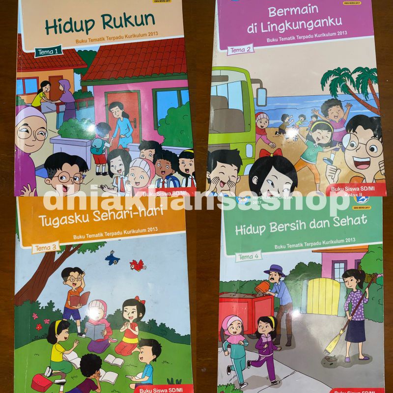 

Buku Tematik kelas 2 SD (preloved)