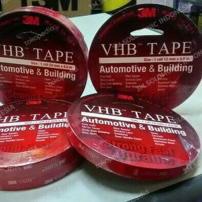 

Buruan Double Tape 3M Vhb 4900 Size 12Mm X 4.5 Mtr Promo