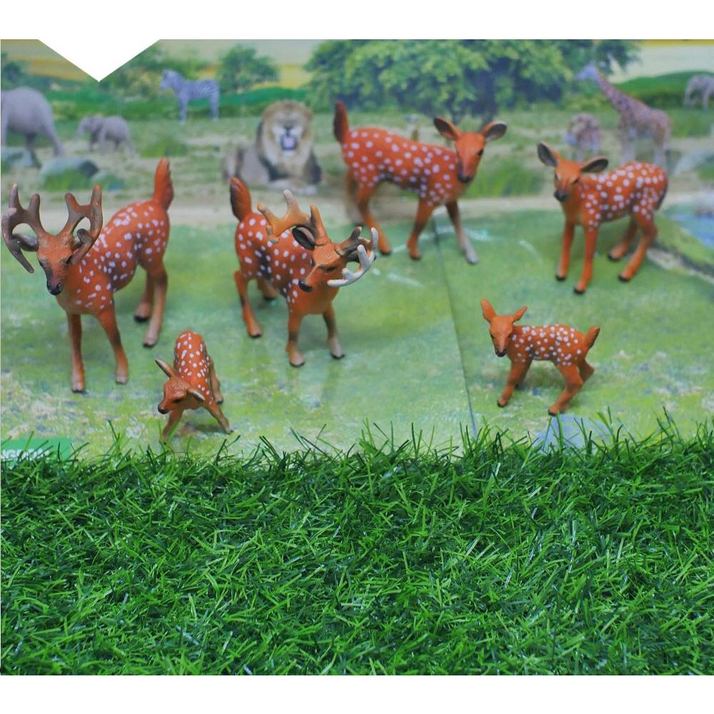 New Canna Animal Kingdom - Deer Wild Family - Rusa Totol Dapat 6 pcs