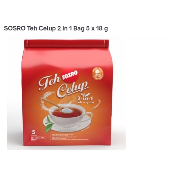 

TEH CELUP SOSRO 2 IN 1 TEH + GULA