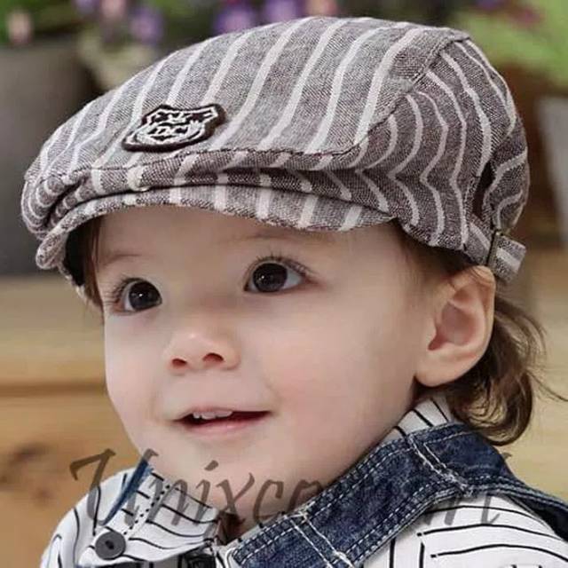 Topi BARET DC ANAK bayi Flat Cap Pelukis