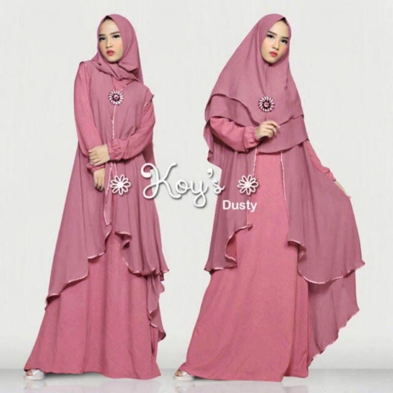 gamis ceruty koy 3in1