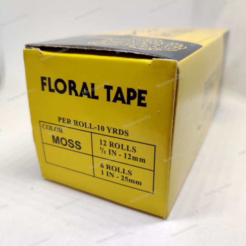 Floral Tape / Selotip Bunga / Isolasi Daun ±10 yard