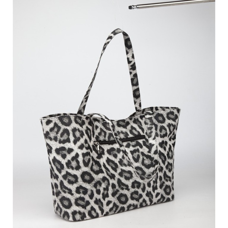 Tas bahu wanita z4r4 bermotif leopard simple fashion import#039