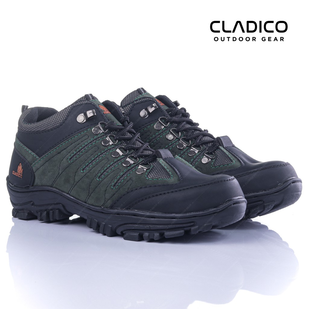 Sepatu Safety Boots Tracking Pria Ujung Besi Proyek Industri Cladico Coupe Low