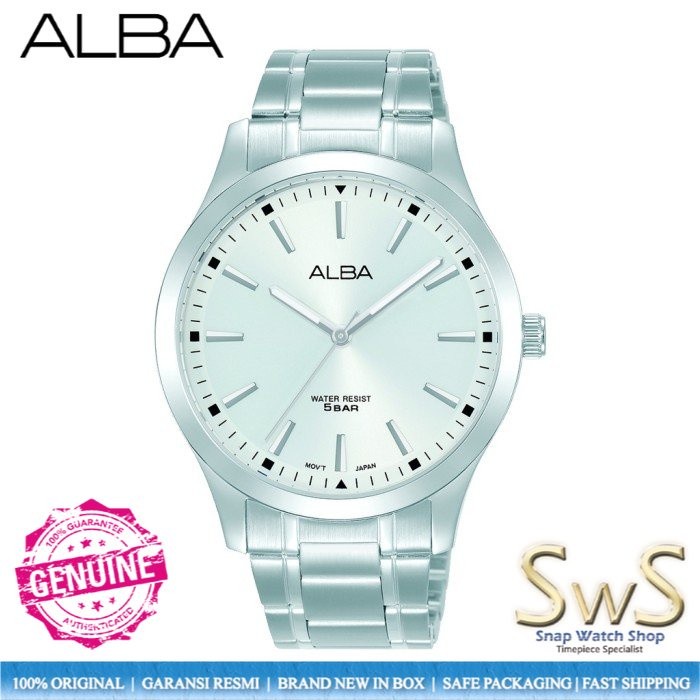 Jam Tangan Pria Alba Quartz ARX017 Stainless Steel Original Resmi
