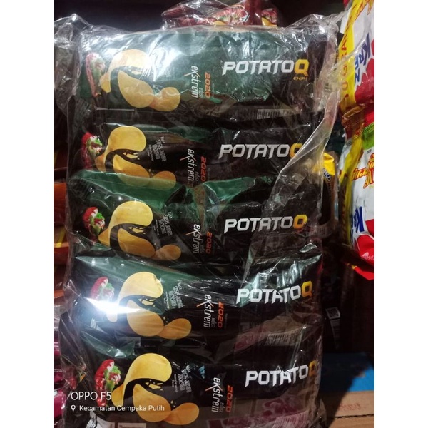 Kikoya PotatoQ Chips 28 gr isi 10/rcng