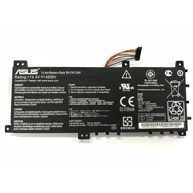 Baterai Original Asus A451 A451L A451LN V415L V451LA V451LB B41N1304