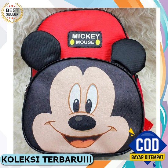 Tas Ransel Anak Sekolah Orbaghar// Tas Ransel Rainbow Orbaghar Tas Ransel Tk Mickey Mouse Minnie Mou