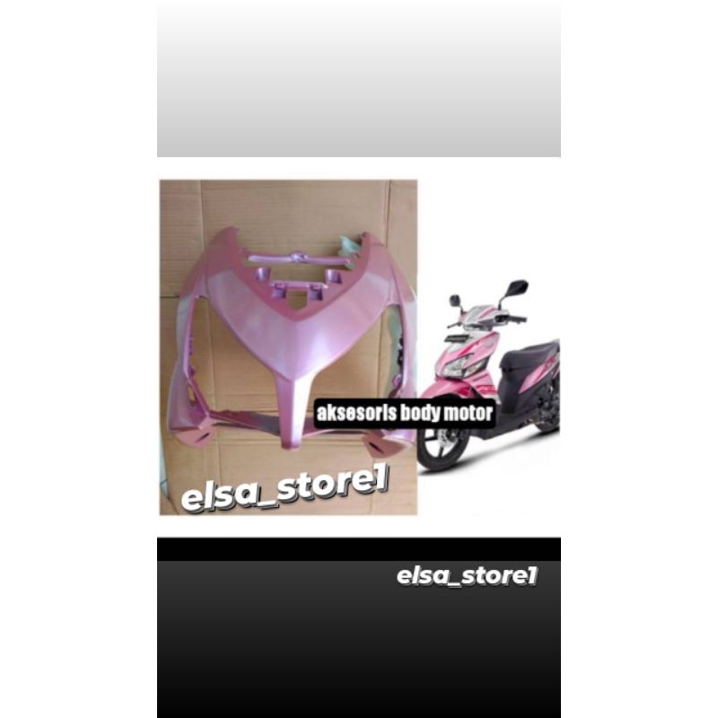 cover tameng depan vario 110 karbu pink