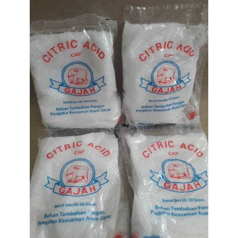 

Citric Acid Cap Gajah Asam Sitrat