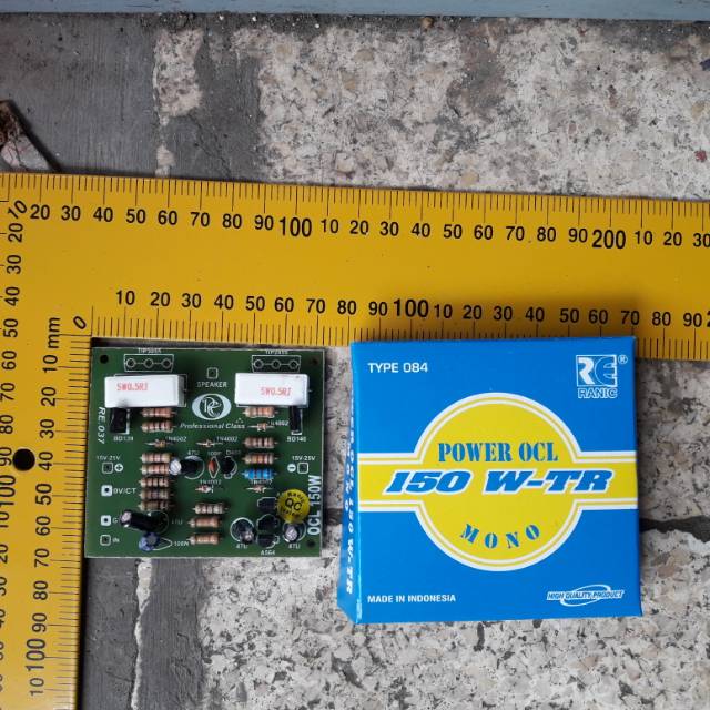 Kit audio amplifier ocl 150 watt mono ampli rakitan 084