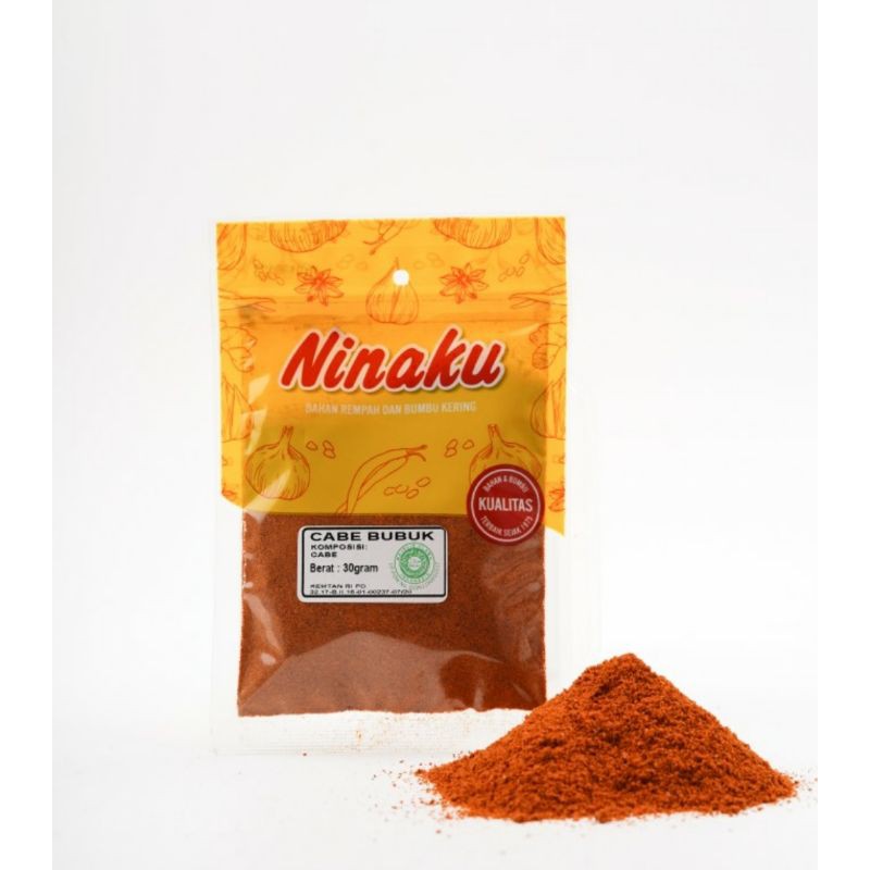 NINAKU Cabe Bubuk Super Premium 30 Gram HALAL Chilli Powder