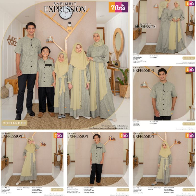 SARIMBIT TERLARIS NIBRAS EXPRESSION CORIANDER