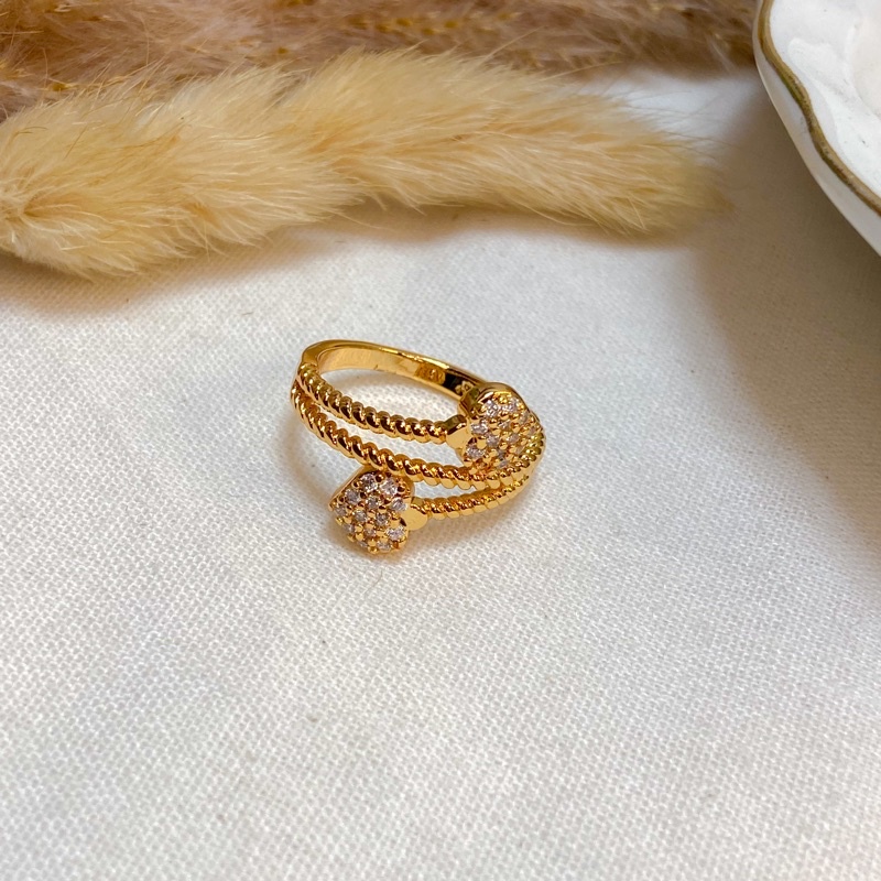Cincin Xuping Yaxiya bunga 18k