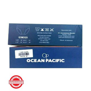  Ocean  Pacific  Celana  Dalam  Pria OP 62UM3 029 1Box ISI 3 