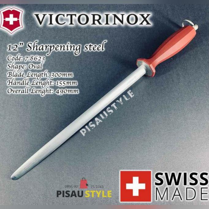 Honing Victorinox Fine Cut Sharpening Kristal Sharpening 30Cm Oval