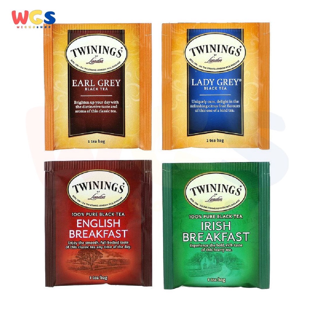 Twinings of London Black Tea Variety Pack 4 Great Testing Tea 20p x 2g