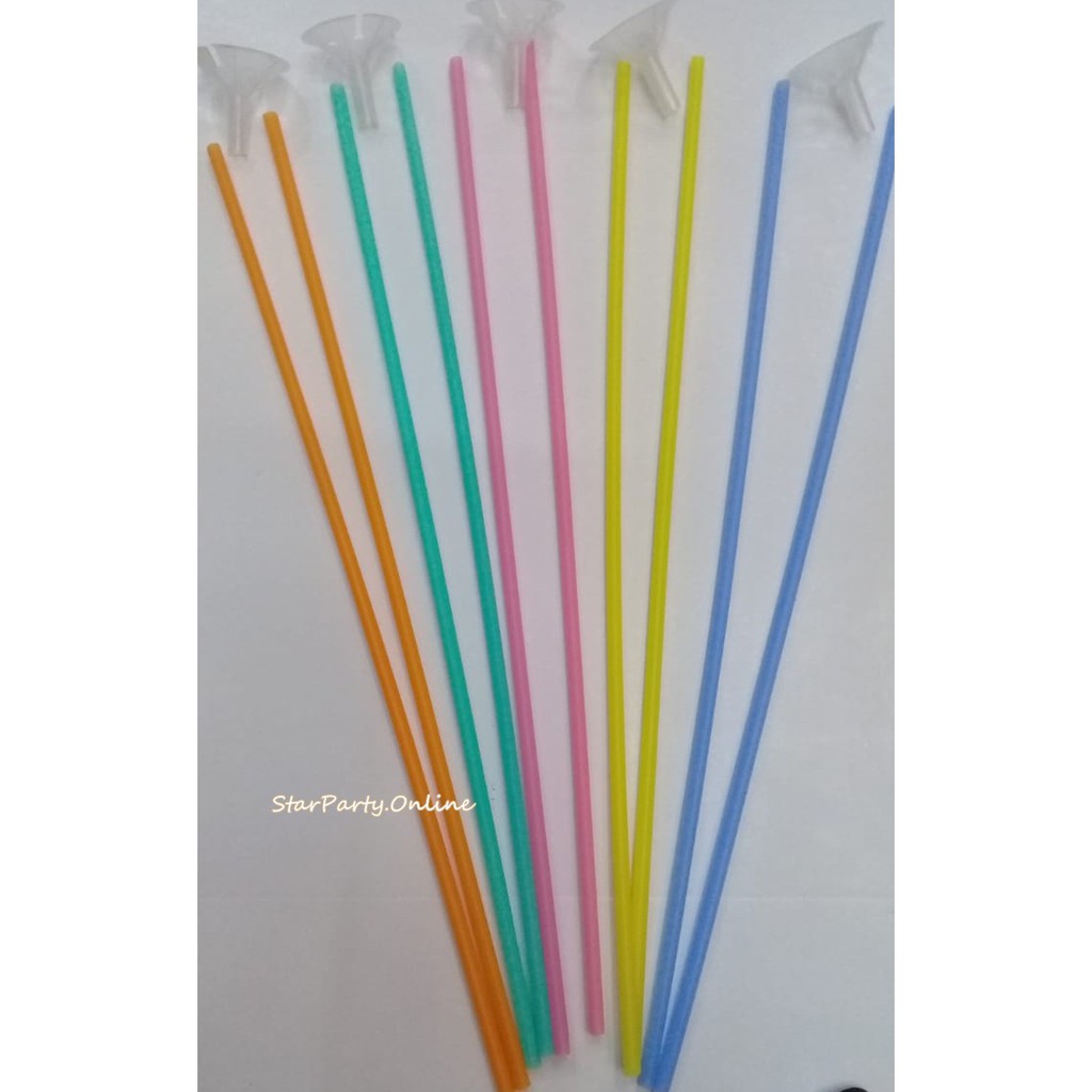 10pcs Stik Balon /Baloon Stick / Pegangan Balon / Penyanggah Balon