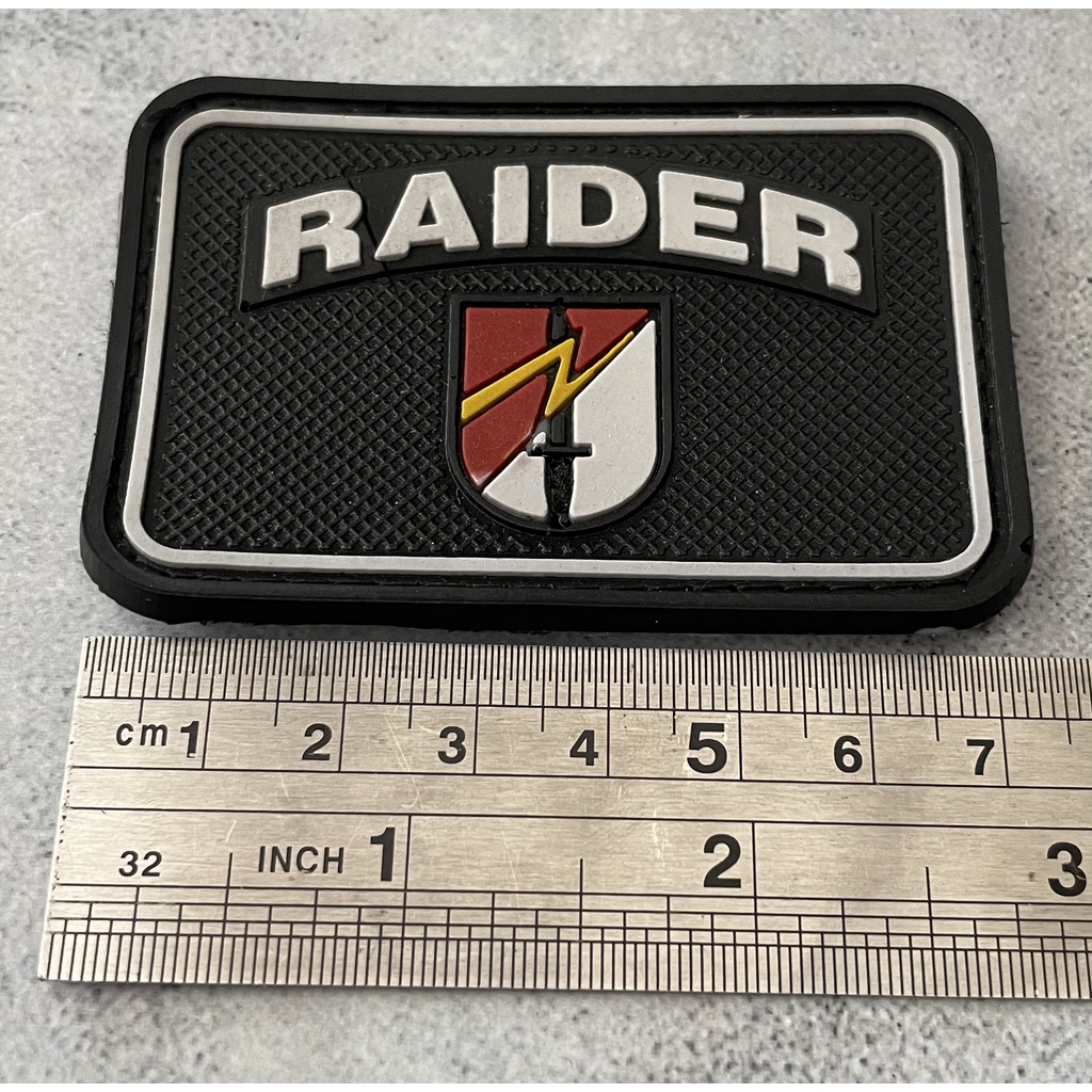 Patch Raider (Kotak) - Patch Velcro Raider - Prepetan