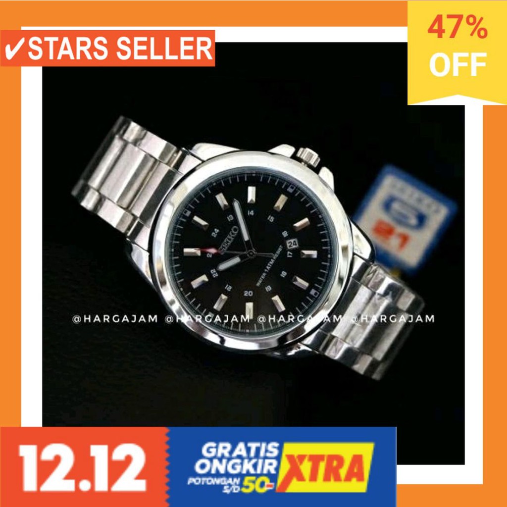 JAM COWOK MASA KINI MURAH TERBARU GSHOK HITAM / Jam Tangan Pria Seiko 706076 - 2Pilihan Warna
