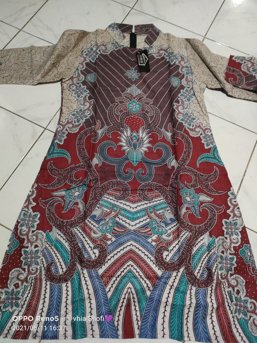 Atasan Batik Dolby Dolbi Dobby Doby Tenun Sutra Tulis Halus Katun Atbm Baron ,sarombit Atasan Batik