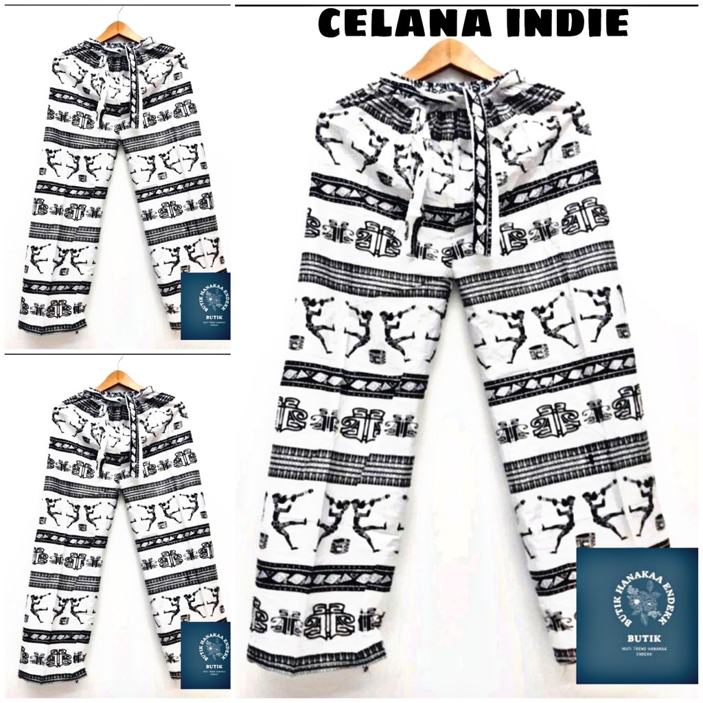 Celana Indie Tali Pria/Wanita (Unisex)