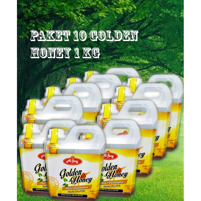 

PAKET 10 BTL MADU ASLI SUPER KALIMANTAN AL BANY GOLDEN HONEY 1KG