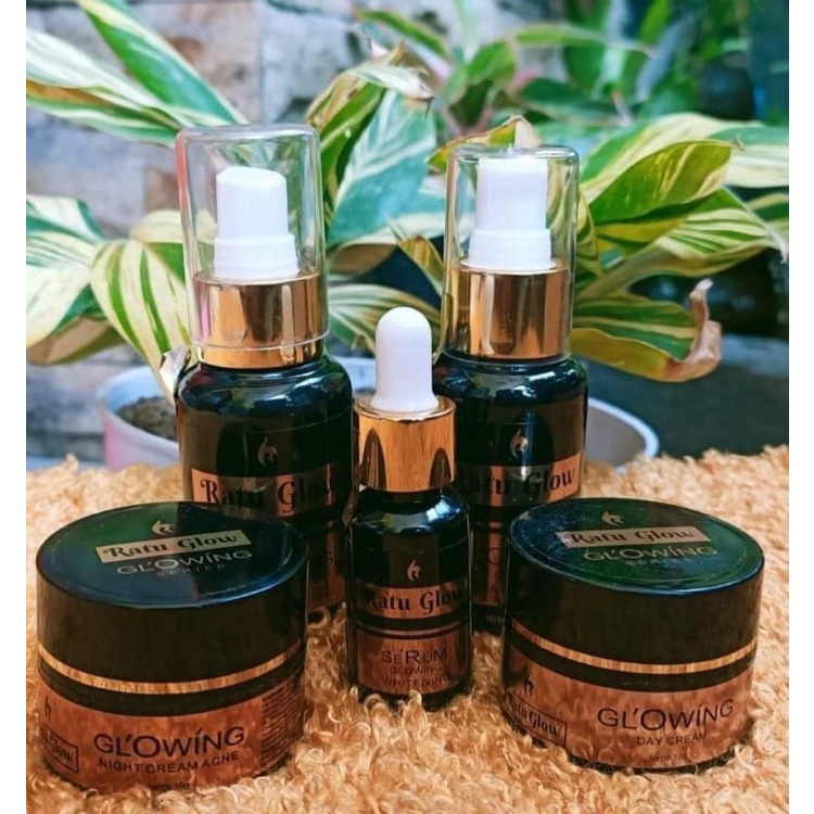 RATU GLOW PLATINUM SKINCARE BRIGHTENING ACNE PEMUTIH WAJAH PENGHILANG JERAWAT GLOWING ORIGINAL