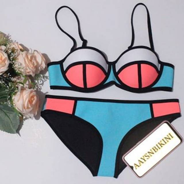 Bikini / Swimsuit / Swimwear / Baju renang wanita / Neoprene bikini