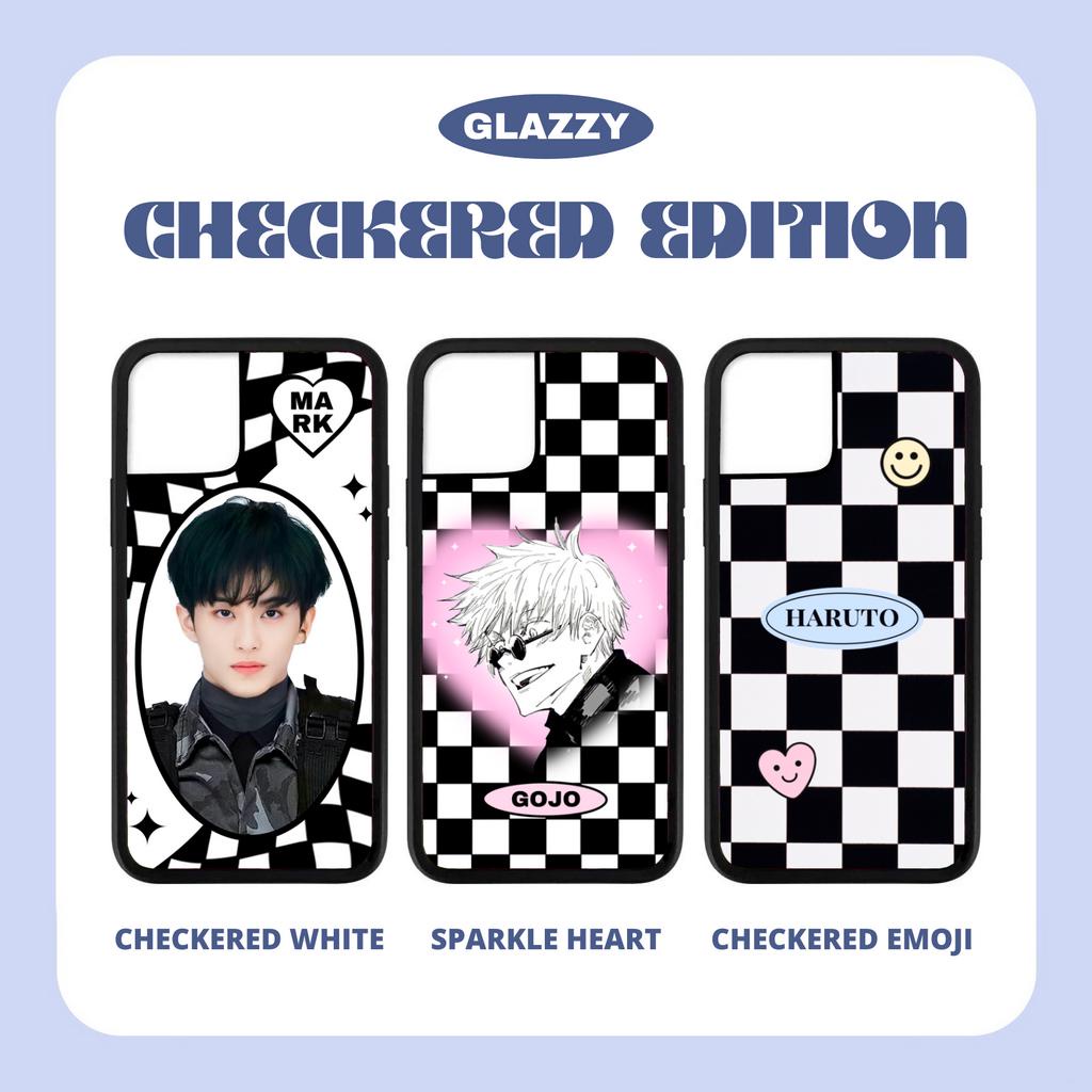 [ checkered edition ] custom phone case kpop anime - thai nct svt zb1 boys planet treasure