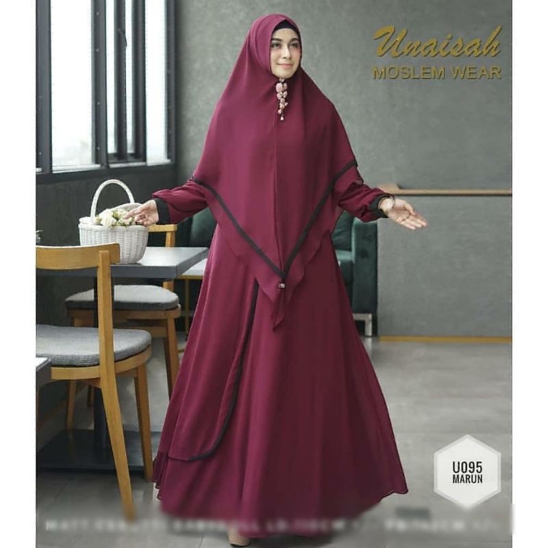 MALAIKA SYARI DRESS MUSLIM l baju wanita l baju gamis l dress l gamis l  baju gamis l fashion wanita