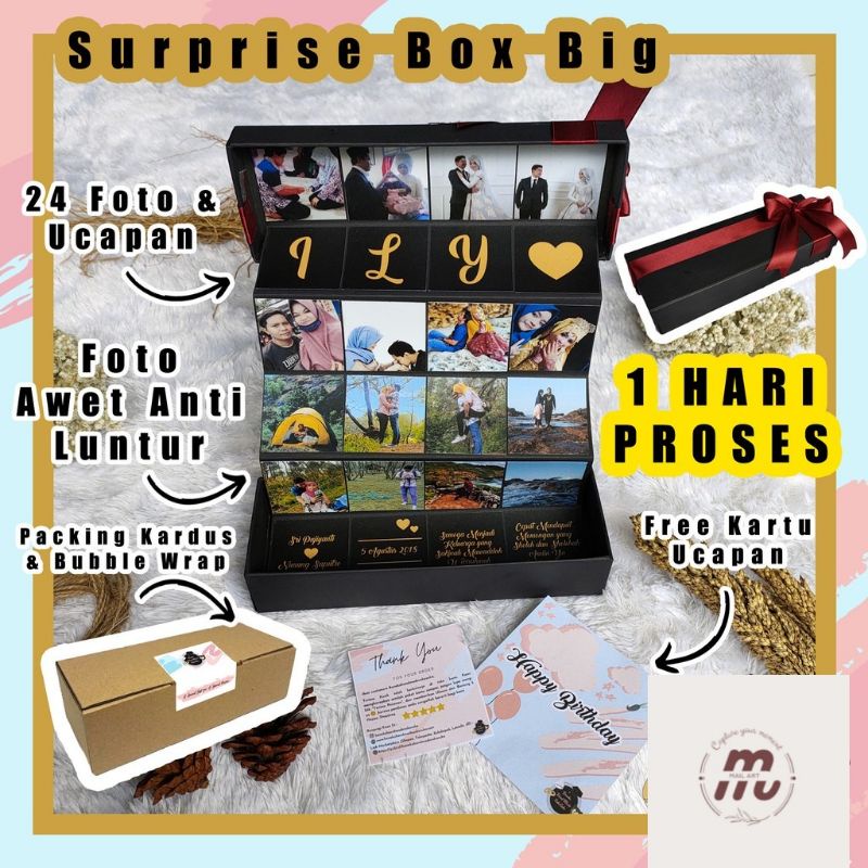 

Giftbox kado ulang tahun | kado aniversary Custom BOX TEBAL!