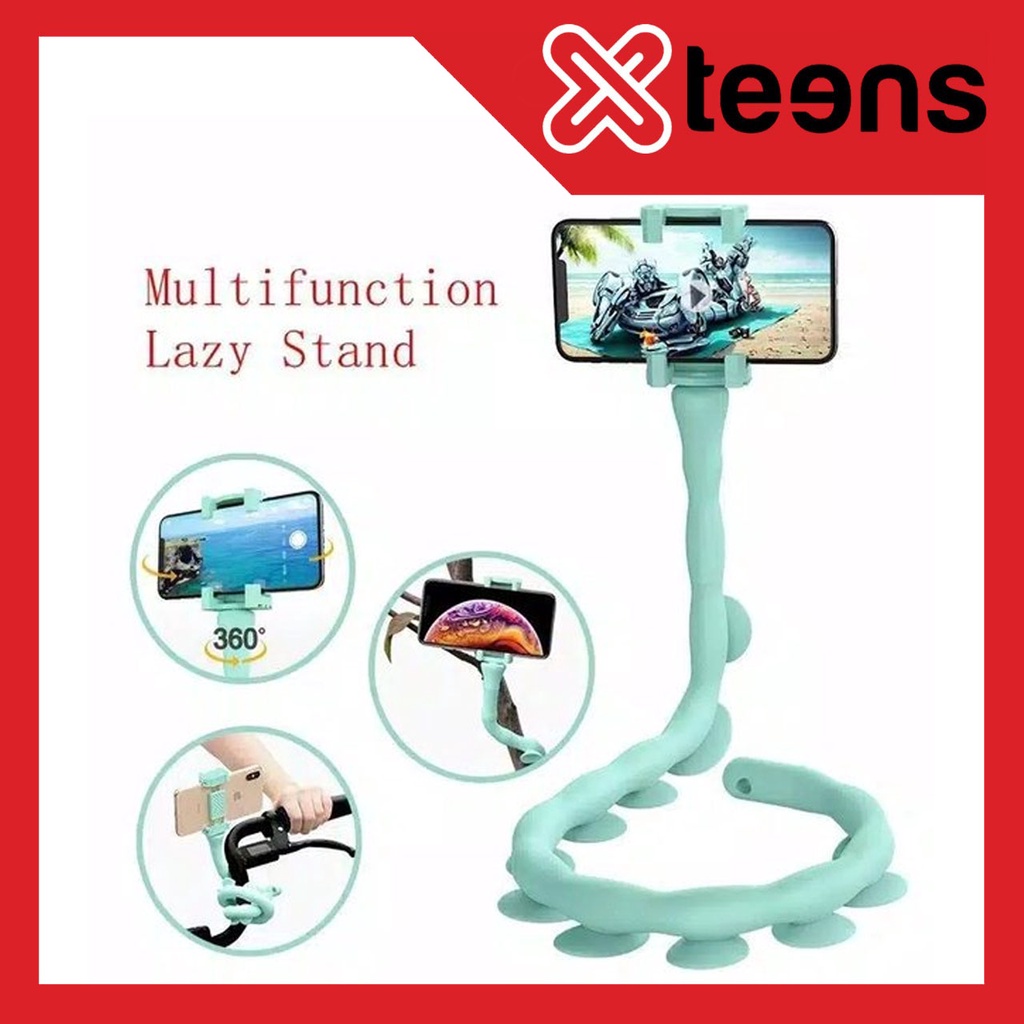 Flexible Holder Cute Worm Lazy Mobile Cell Phone Holder / Lazypod Cacing Ulat Holder HP