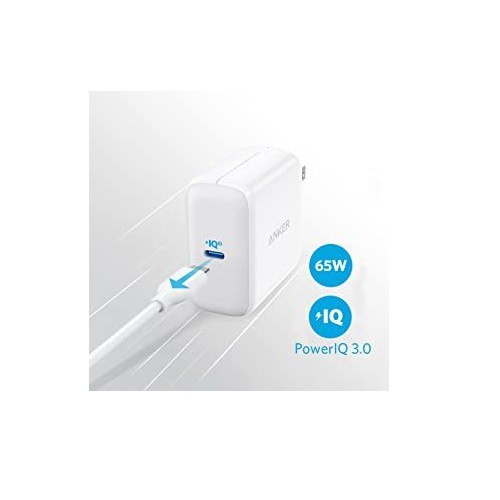 ANKER A2713 - PowerPort III 65W Max - Single USB-C Wall Charger