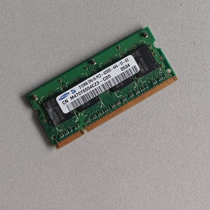 SAMSUNG PC2-4200s 512MB DDR2 RAM Memory SODIMM Laptop Notebook Second