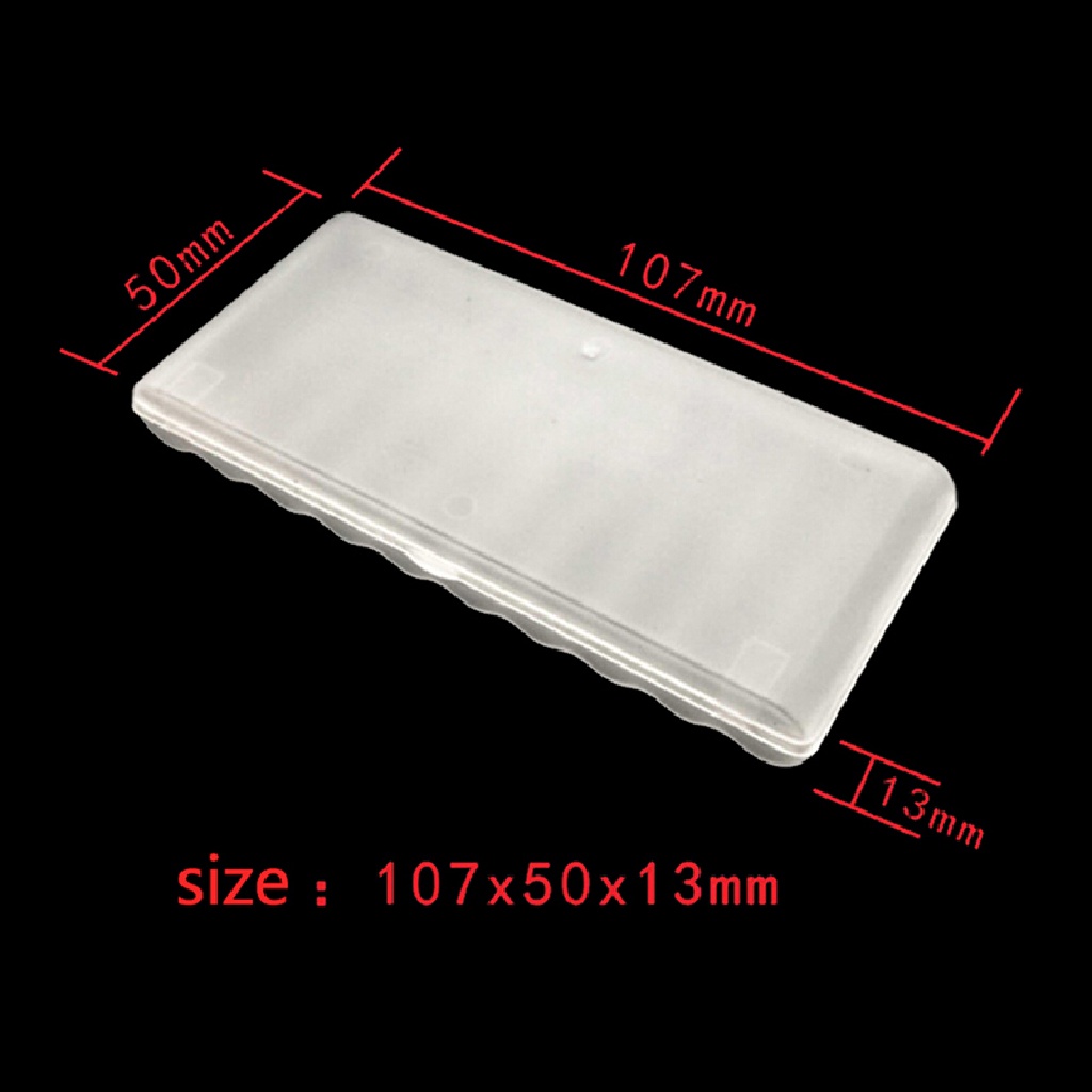 [tiantianbaofu] Portable plastic battery case cover holder storage box for 10pcs AAA Batteries Boutique