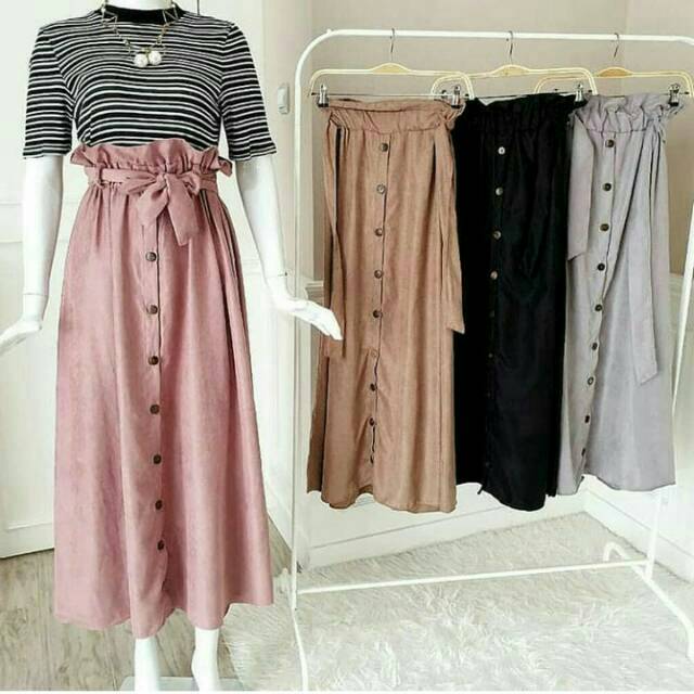 Beauty skirt wanita/rok panjang wanita muslim/rok mermaid lucu/rok cewek/rok muslim/rok murah