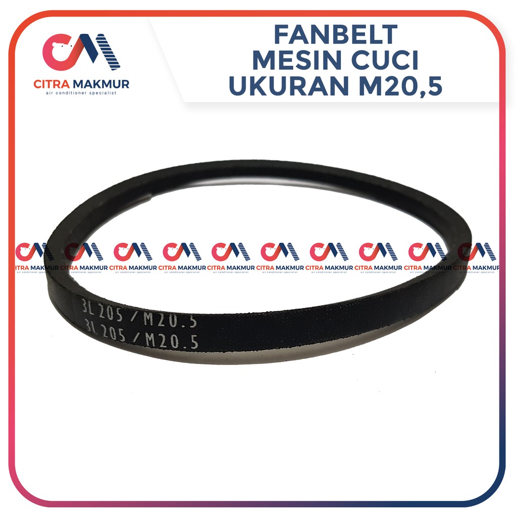 Vanbel M20.5 Mesin Cuci V Van Fan Belt Panbel Fanbelt Vbelt M 20.5 o480 o-480 o 480