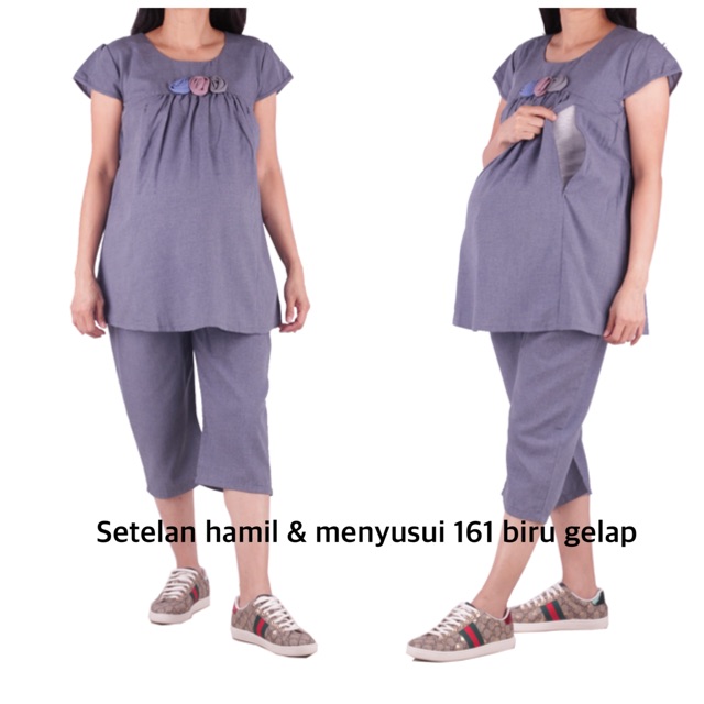 Setelan hamil 3/4 menyusui 161 baju hamil