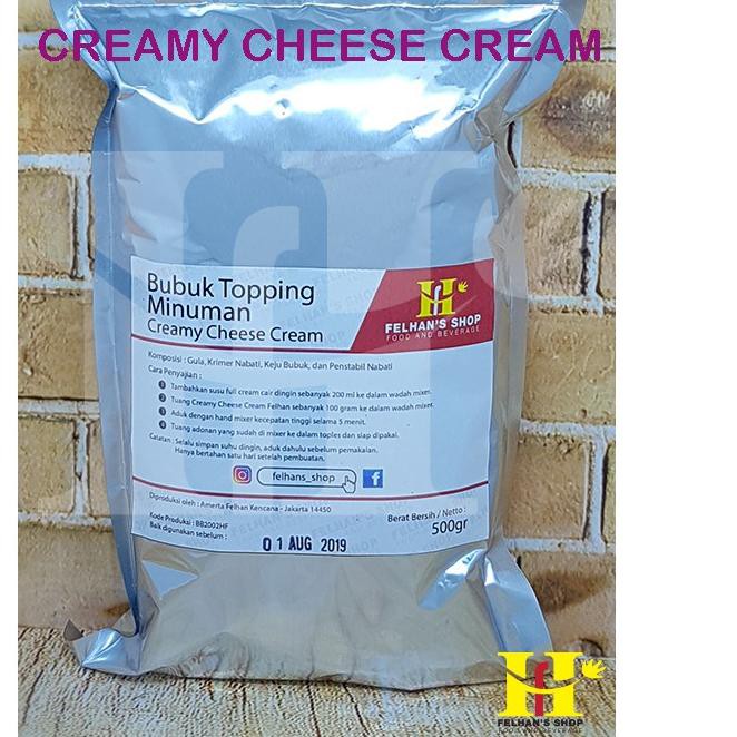 

PROMO> (500 g) Bubuk Premix Topping Macchiato / Creamy Cheese Cream / Cream Cheese Foam Q33