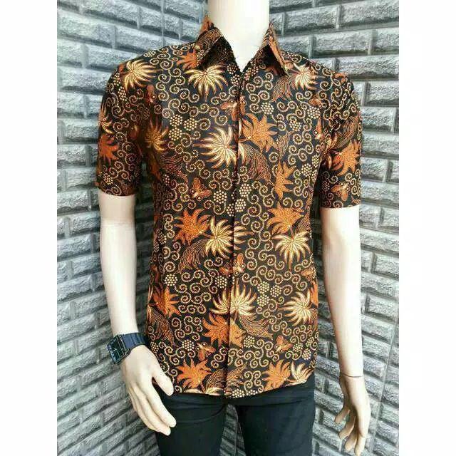 Diskon Besar Besaran Kemeja Batik Pria Lengan Pendek Pekalongan