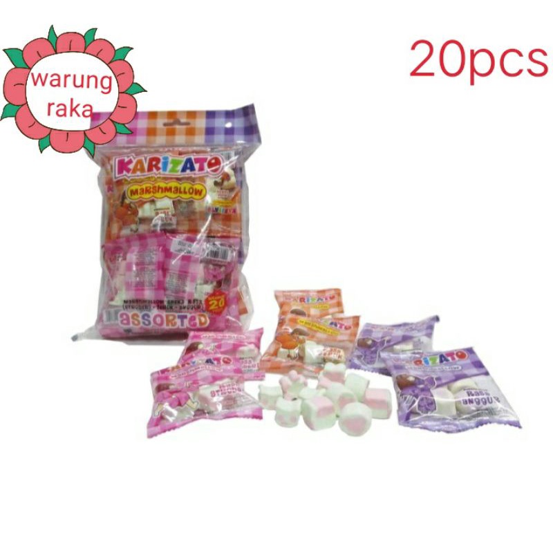 KARIZATO marshmallow,,1 pack (isi 20pcsX5gram)