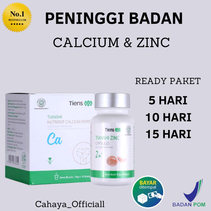 

Peninggi Badan Tiens Original Asli Murah Susu NHCP & Zinc Kapsul Eceran